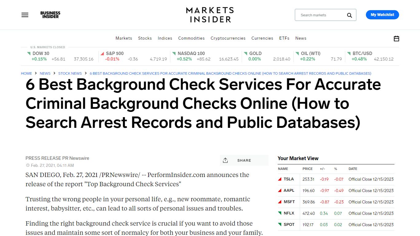 6 Best Background Check Services For Accurate Criminal Background ...